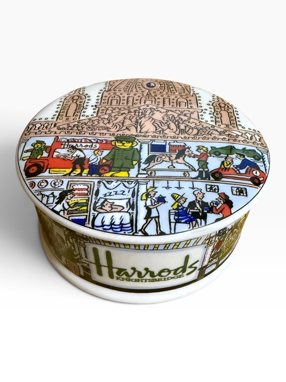 Vintage Harrods Knightsbridge Fine Bone China Trinket Box - Peter Smith